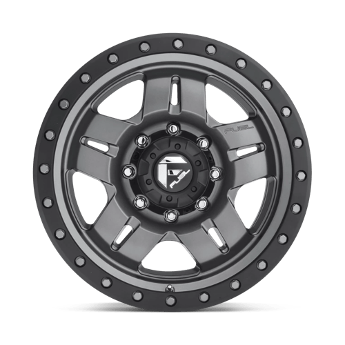 Fuel Offroad D558 ANZA Matte Gunmetal Black Bead Ring 20x9 +1 8x170mm 125.1mm - Wheelwiz