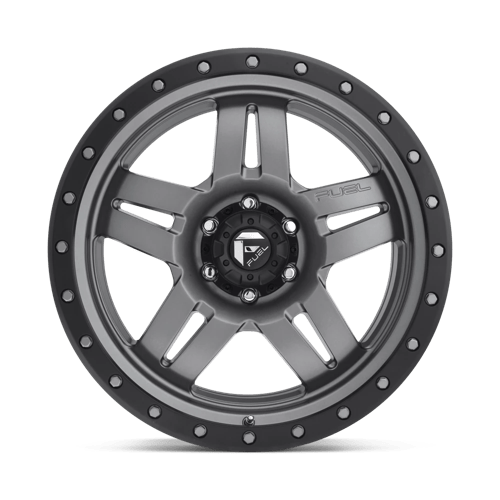 Fuel Offroad D558 ANZA Matte Gunmetal Black Bead Ring 20x9 +20 6x139.7mm 108mm - Wheelwiz