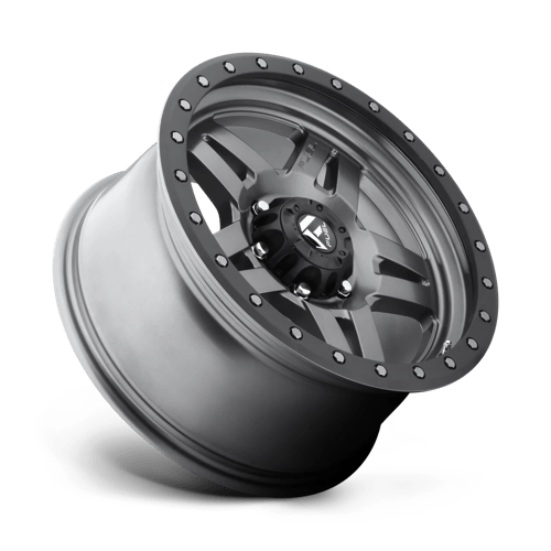 Fuel Offroad D558 ANZA Matte Gun Metal Black Bead Ring 18x9 +20 6x139.7mm 108mm - WheelWiz