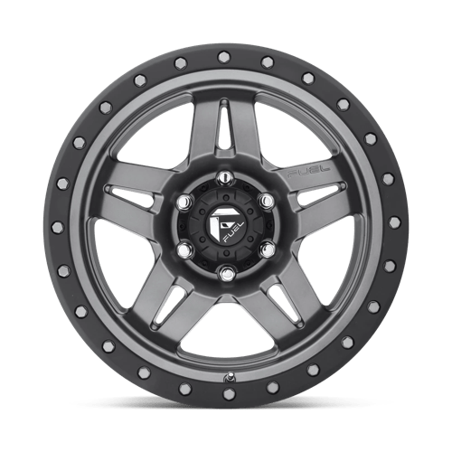 Fuel Offroad D558 ANZA Matte Gun Metal Black Bead Ring 18x9 +20 6x139.7mm 108mm - WheelWiz