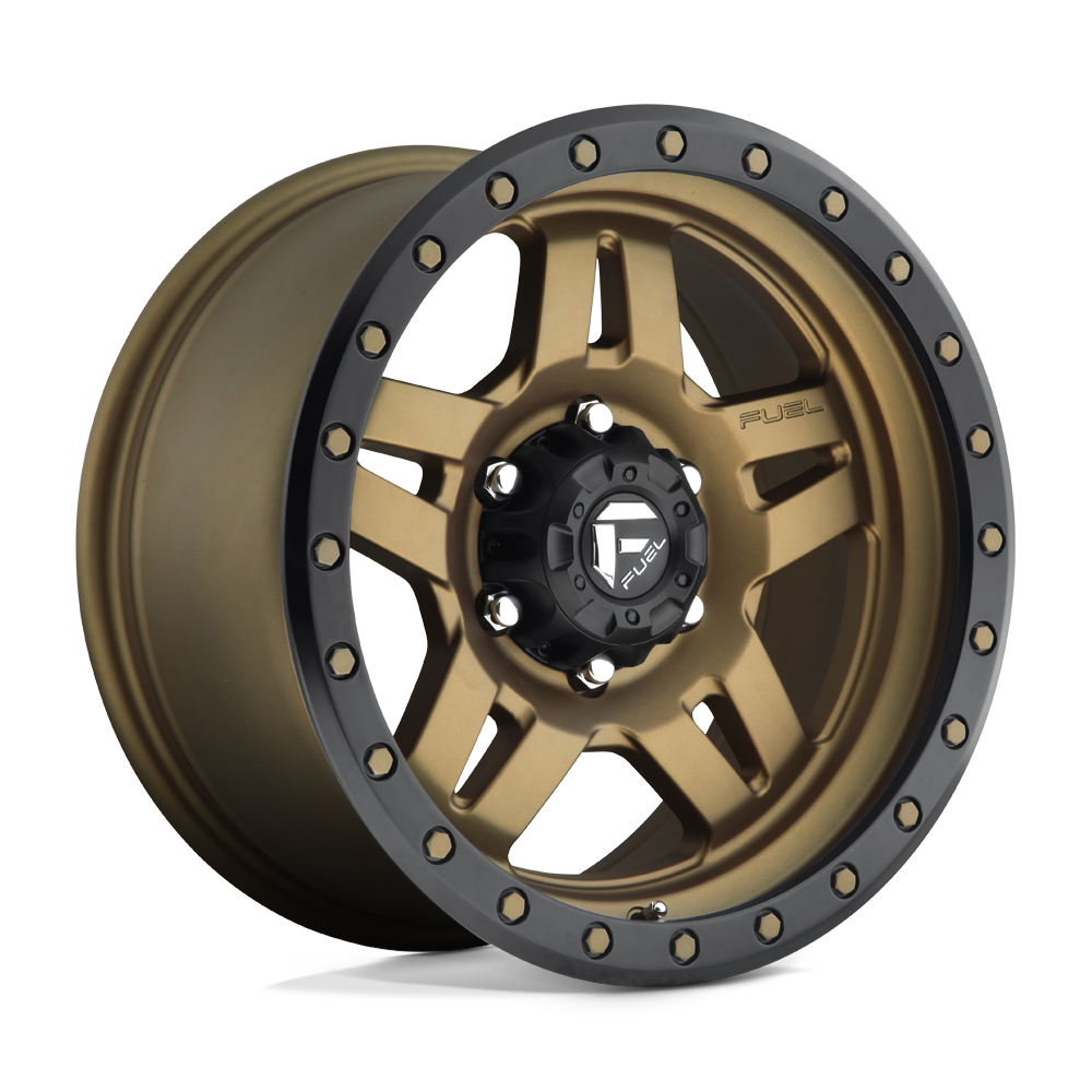 Fuel Offroad D583 ANZA Matte Bronze Black Bead Ring 20x9 +20 6x139.7mm 108mm - WheelWiz