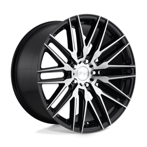 Niche M165 ANZIO Gloss Black Brushed 20x9 +35 5x114.3mm 72.6mm - WheelWiz