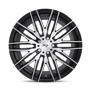 Niche M165 ANZIO Gloss Black Brushed 22x10.5 +40 5x120mm 72.6mm - WheelWiz