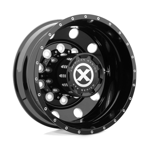 ATX Series AO400 BAJA Gloss Black Milled 225x8.25 -168 10x285.75mm 220.1mm - Wheelwiz