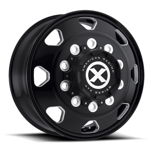 ATX Series AO401 OCTANE Satin Black Milled 225x8.25 +144 10x285.75mm 220.1mm - Wheelwiz
