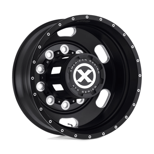 ATX Series AO402 INDY Satin Black Milled 225x8.25 -167 10x285.75mm 220.1mm - Wheelwiz