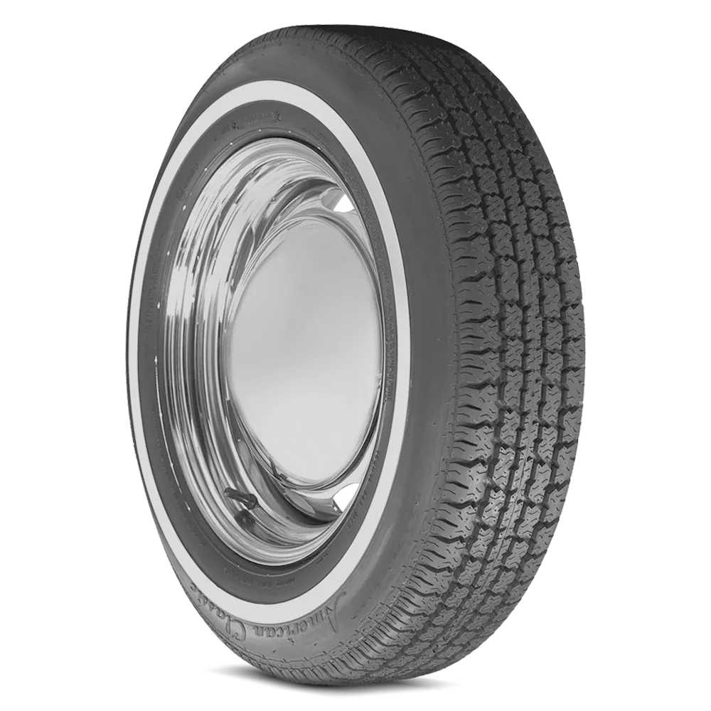 Coker American Classic Radial (3/4 INCH Whitewall) 195/75R15 - Wheelwiz
