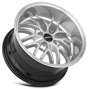 ARC AR3 Hyper Silver Machine Lip 16x8.5 +20 4x100mm 73.1mm - WheelWiz