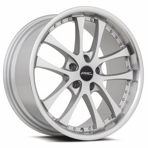 ARC AR5 Silver Machine Face Lip Chrome Rivet 18x8.5 +35 5x112mm 73.1mm