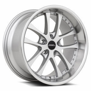 ARC AR5 Silver Machine Face Lip Chrome Rivet 18x9.5 +30 5x120mm 73.1mm