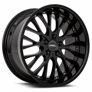 Vors AR6 All Black Gold Rivet 18x9 +35 5x120mm 73.1mm - Wheelwiz