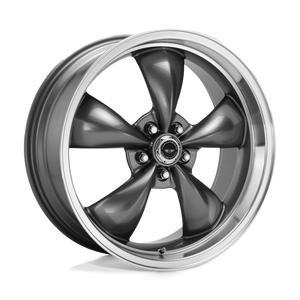 American Racing AR105 TORQ THRUST M Anthracite Machined Lip 17x9 +45 5x114.3mm 72.6mm - WheelWiz