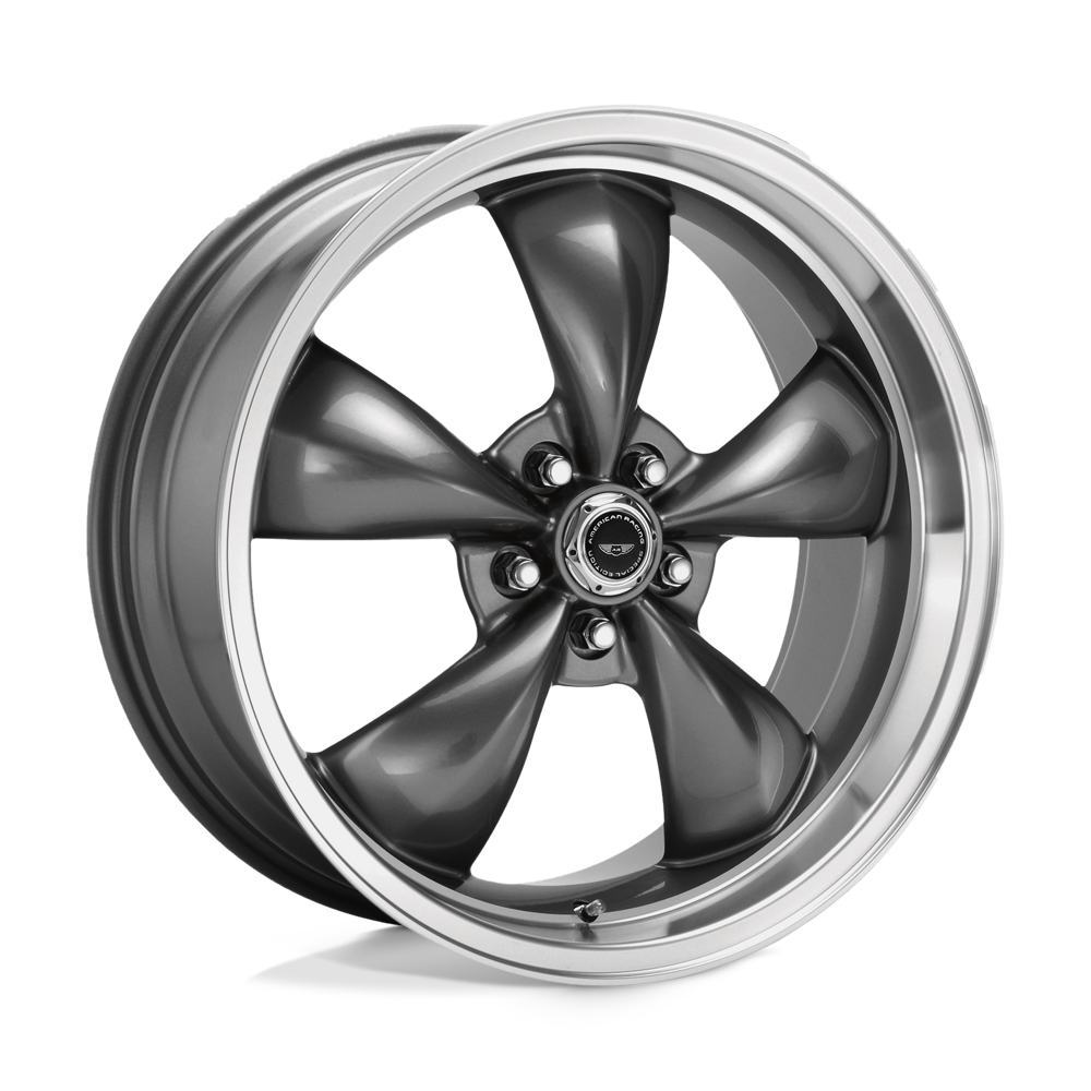 American Racing AR105 TORQ THRUST M Anthracite Machined Lip 20x10 +34 5x120mm 74.1mm - WheelWiz