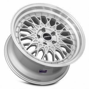 ARC AR1 Silver Machine Face Lip Chrome Rivet 18x9.5 +35 5x115mm 73.1mm