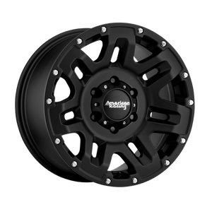 American Racing AR200 YUKON Cast Iron Black 17x8.5 00 5x139.7mm 108mm - WheelWiz