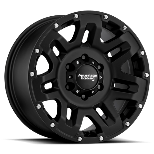 American Racing AR200 YUKON Cast Iron Black 18x8.5 +15 6x139.7mm 106.1mm
