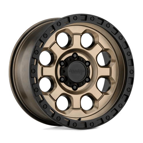 American Racing AR201 Matte Bronze Black Lip 15x10 -44 5x139.7mm 108mm - WheelWiz