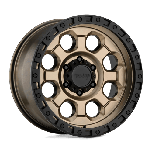 American Racing AR201 Matte Bronze W/ Black Lip 18x9 +35 6x139.7mm 100.3mm - Wheelwiz