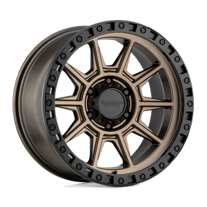 American Racing AR202 Matte Bronze Black Lip 18x9 00 5x139.7mm 108mm - WheelWiz