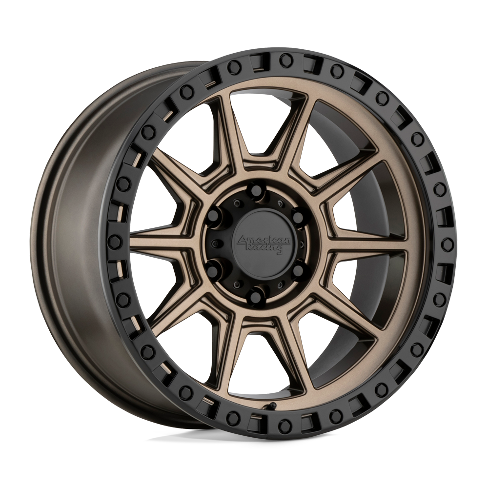 American Racing AR202 Matte Bronze Black Lip 16x8 00 5x139.7mm 108mm - WheelWiz