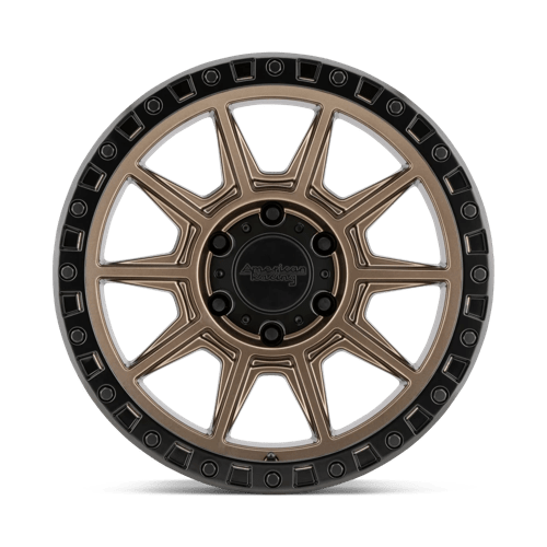 American Racing AR202 Matte Bronze Black Lip 16x8 00 5x114.3mm 83.1mm - WheelWiz