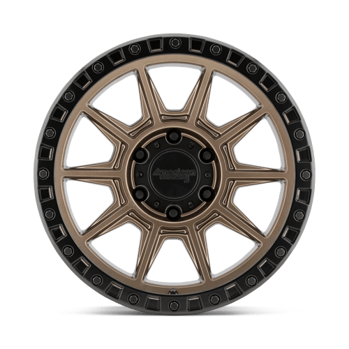 American Racing AR202 Matte Bronze W/ Black Lip 18x9 0 6x135mm 87.1mm - Wheelwiz