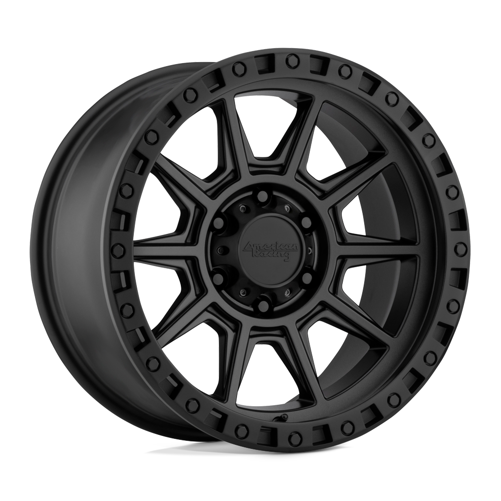 American Racing AR202 Cast Iron Black 17x9 -12 5x114.3mm 83.1mm - WheelWiz