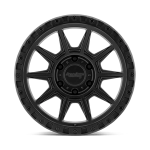 American Racing AR202 Cast Iron Black 17x9 -12 5x139.7mm 108mm - WheelWiz