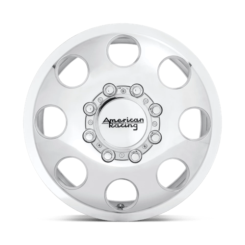 American Racing AR204 BAJA DUALLY Polished 16x6 +111 8x170mm 125.1mm - Wheelwiz