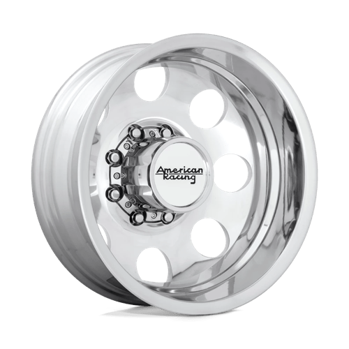 American Racing AR204 BAJA DUALLY Polished 16x6 -134 8x165.1mm 125.1mm - Wheelwiz