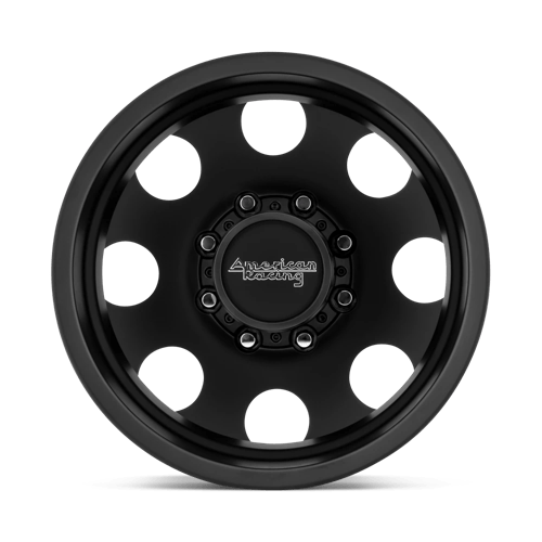 American Racing AR204 BAJA DUALLY Satin Black 17x6.5 -140 8x210mm 154.3mm - Wheelwiz