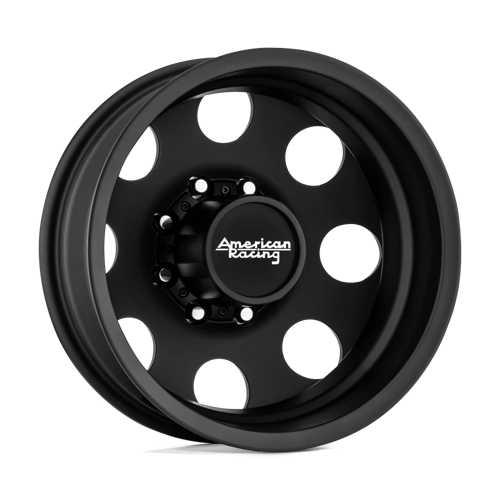American Racing AR204 BAJA DUALLY Satin Black 17x6 -134 8x165.1mm 121.5mm - Wheelwiz