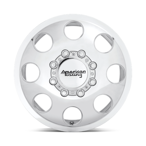 American Racing AR204 BAJA DUALLY Polished 16x6 +111 8x165.1mm 125.1mm - Wheelwiz