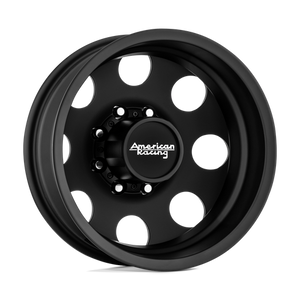 American Racing AR204 BAJA DUALLY Satin Black 17x6 -134 8x165.1mm 121.5mm - Wheelwiz