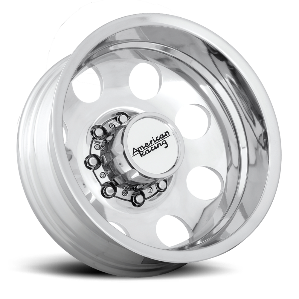 American Racing AR204 BAJA DUALLY Polished - Rear 16x6 -134 8x170mm 125.1mm