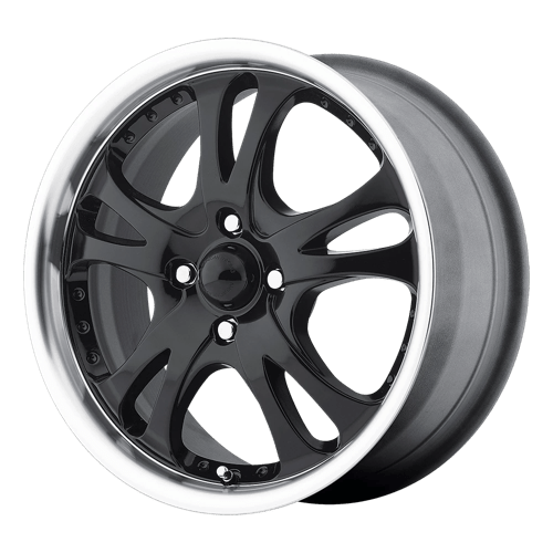 American Racing AR393 CASINO Gloss Black With Diamond Cut Lip 20x7.5 +42 5x110mm 72.6mm - WheelWiz