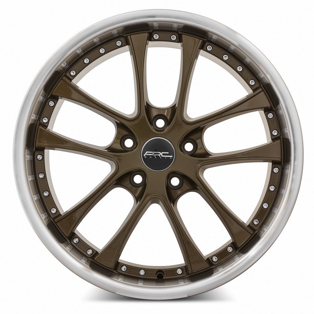 Vors AR5 Bronze Machined Lip 18x8.5 +35 5x108mm 73.1mm - Wheelwiz