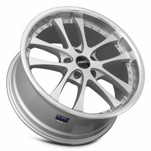 ARC AR5 Silver Machine Face Lip Chrome Rivet 18x8.5 +35 5x115mm 73.1mm