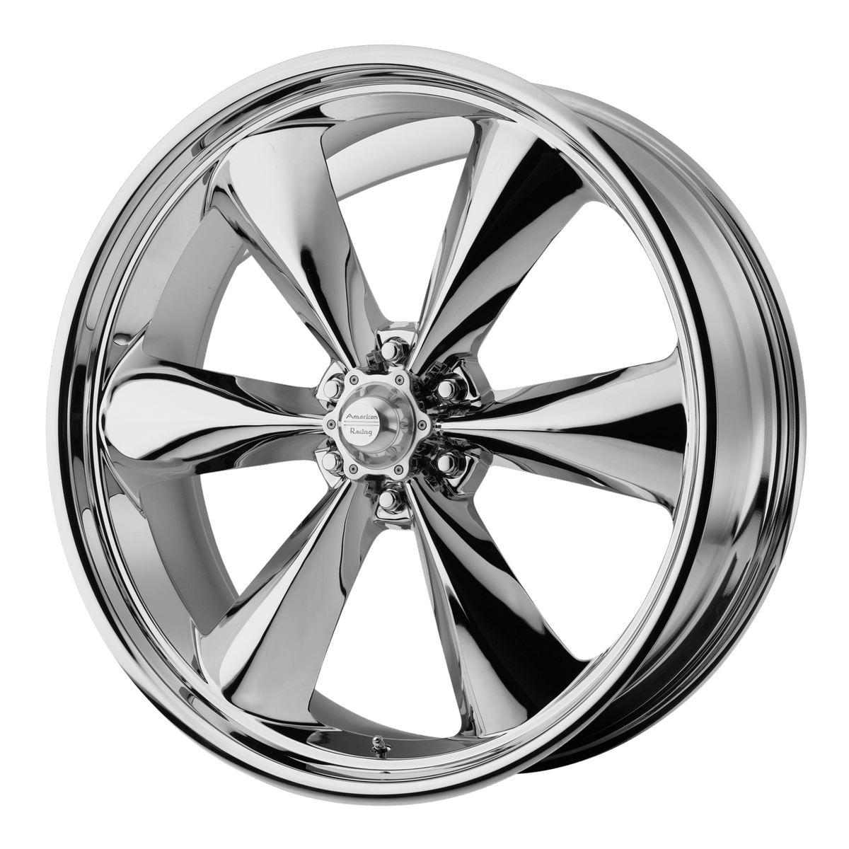 American Racing AR604 TORQ THRUST ST Chrome 20x8.5 +30 6x135mm 87.1mm - WheelWiz