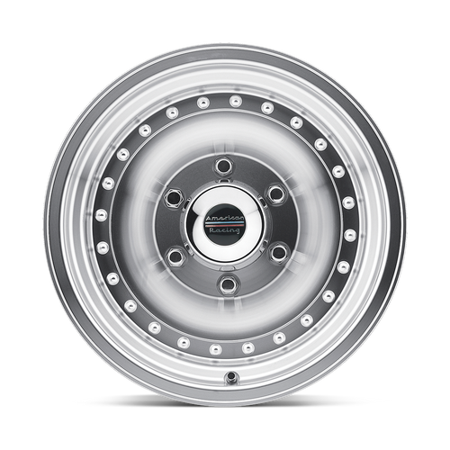 American Racing AR61 OUTLAW I Machined W/ Clear Coat 14x7 0 5x114.3mm 83.1mm - Wheelwiz