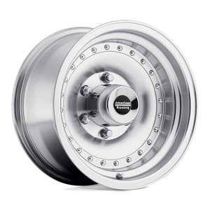 American Racing AR61 OUTLAW I Machined W/ Clear Coat 14x7 0 5x114.3mm 83.1mm - Wheelwiz