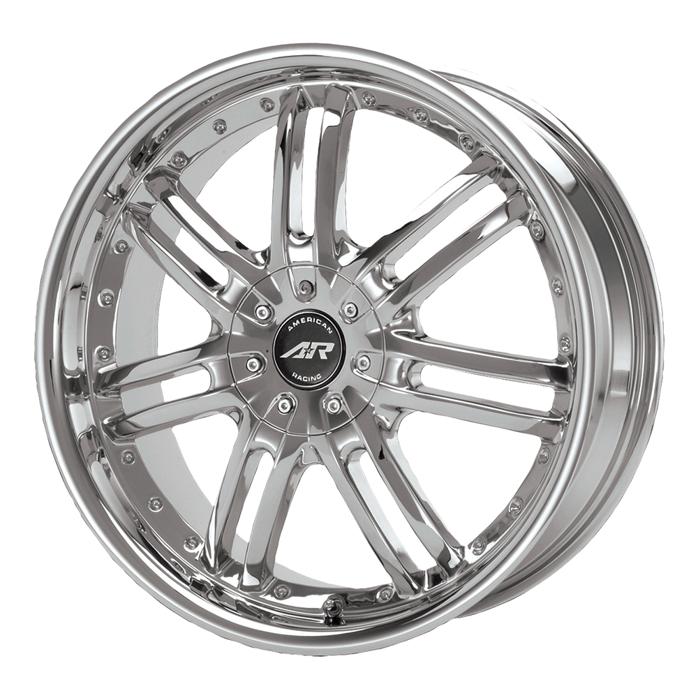 American Racing AR663 HAZE Chrome 16x7 +42 5x115mm 72.6mm - WheelWiz