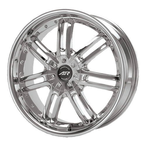 American Racing AR663 HAZE Chrome 18x7.5 +45 5x108|5x114.3mm 72.6mm - WheelWiz