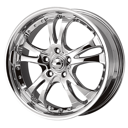 American Racing AR683 CASINO Chrome 17x7.5 +45 4x100mm 72.6mm - Wheelwiz