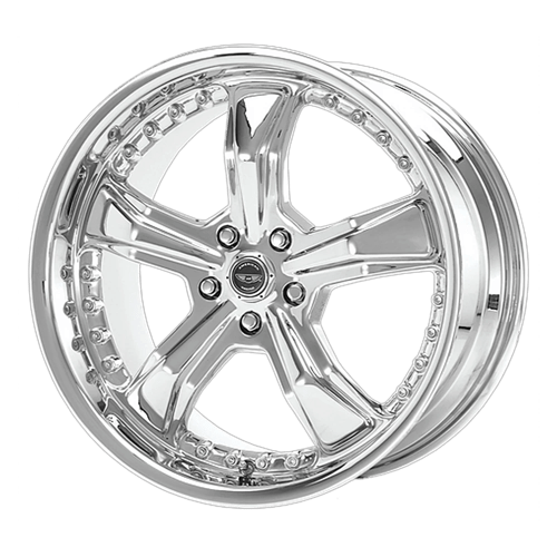 American Racing AR198 RAZOR Chrome 17x7.5 +40 4x100mm 72.6mm - WheelWiz