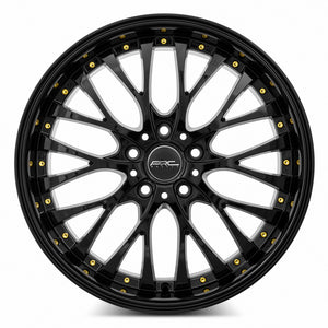 ARC AR6 All Black Gold Rivet 18x8 +30 5x110mm 73.1mm