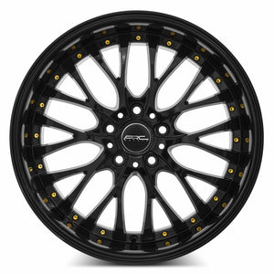 Vors AR6 All Black Gold Rivet 18x9 +35 5x120mm 73.1mm - Wheelwiz