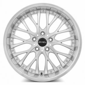 ARC AR6 Silver Machine Face Lip Chrome Rivet 18x9 +35 5x110mm 73.1mm