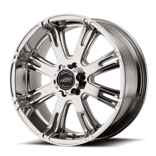 American Racing AR708 Matte Black Machined 17x8.5 +20 6x139.7mm 106.1mm - Wheelwiz