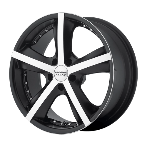 American Racing AR882 PHANTOM Matte Black Machined 20x8.5 +38 5x114.3mm 72.6mm - WheelWiz